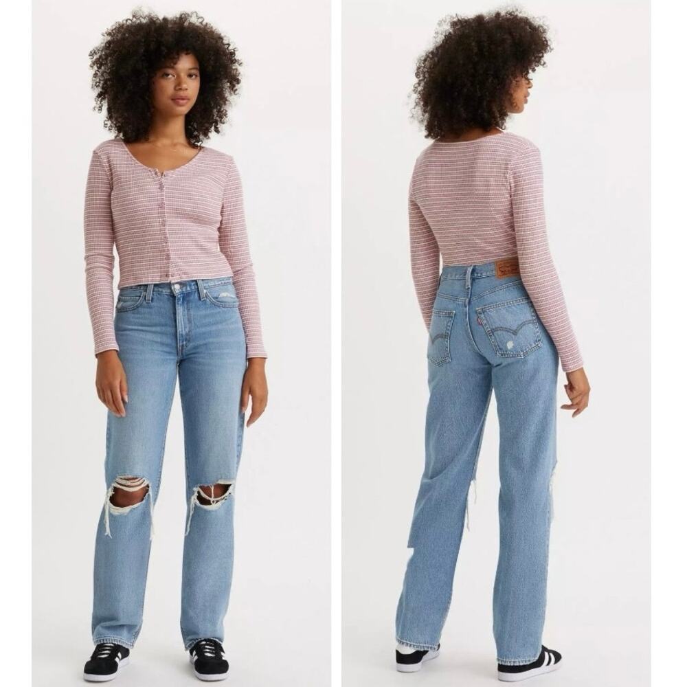 Levi’s ‘94 Baggy Womens Jeans in Caution Hot Pants - Size 32